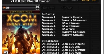 XCOM: Enemy Unknown Trainer Download
